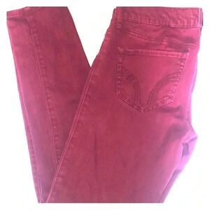 Maroon Skinny Jeans